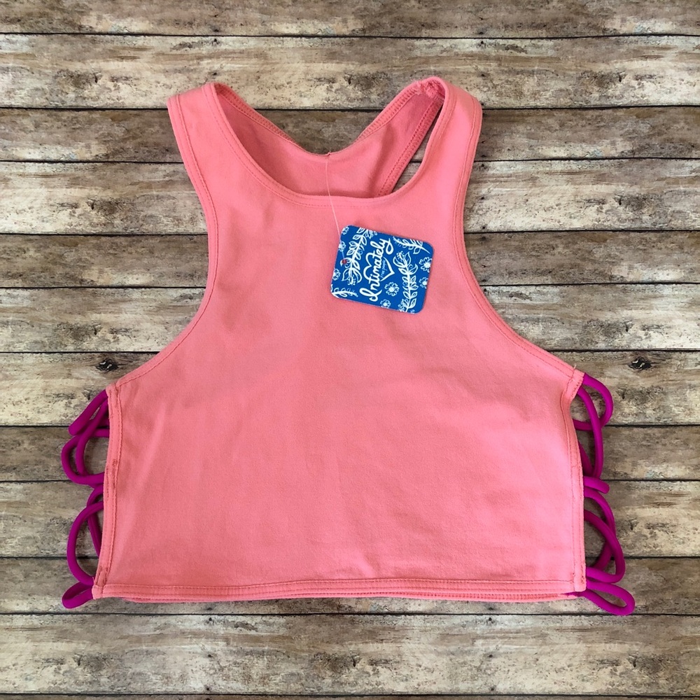 NWT Free People Crisscrossing Racerback Bralette